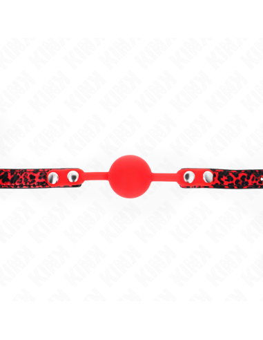 KINK MORDAZA DE BOLA 4 CM DE SILICONA MODELO 2 60 x 2 CM
