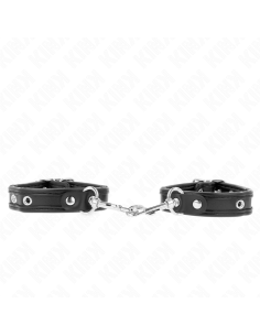KINK MUAEQUERAS MINI NEGRO CON TACHUELAS AJUSTABLE 16 22 CM X 2 CM