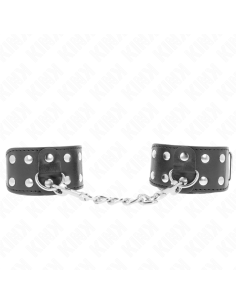 KINK MUAEQUERAS CON DOBLE LANEA DE TACHUELAS AJUSTABLE NEGRO