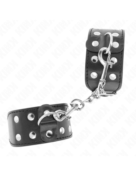 KINK MUAEQUERAS CON DOBLE LANEA DE TACHUELAS AJUSTABLE NEGRO