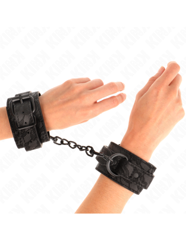 KINK MUAEQUERAS DE ENCAJE AJUSTABLE NEGRO 19 26 CM