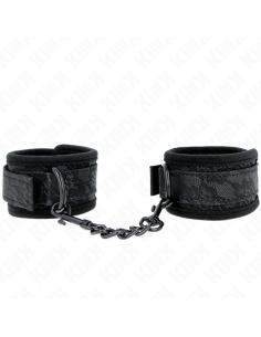 KINK MUAEQUERAS DE ENCAJE Y NEOPRENO AJUSTABLE NEGRO 20 29 CM X 5 CM