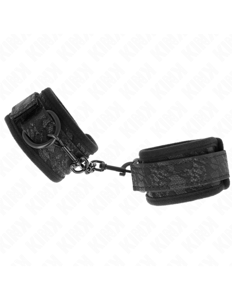 KINK MUAEQUERAS DE ENCAJE Y NEOPRENO AJUSTABLE NEGRO 20 29 CM X 5 CM