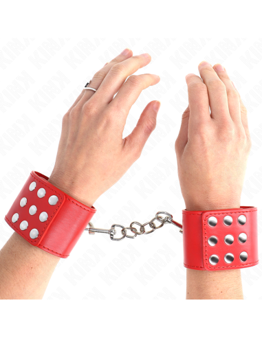 KINK MUAEQUERAS CON CIERRE A PRESIAN AJUSTABLE ROJO 19 24 CM X 55 CM