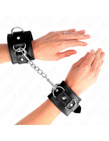 KINK MUAEQUERAS CON 3 ANILLAS EN D AJUSTABLE NEGRO 175 25 CM X 6 CM