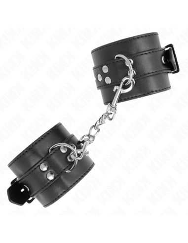 KINK MUAEQUERAS NEGRO CON CORREA NEGRO AJUSTABLE 17 28 CM X 6 CM