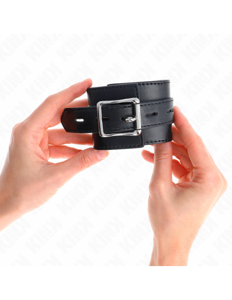 KINK MUAEQUERAS NEGRO CON CORREA NEGRO AJUSTABLE 17 28 CM X 6 CM