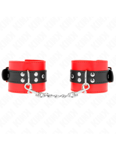KINK MUAEQUERAS ROJO CON CORREA NEGRO AJUSTABLE 17 28 CM X 6 CM