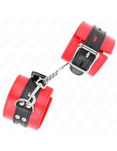 KINK MUAEQUERAS ROJO CON CORREA NEGRO AJUSTABLE 17 28 CM X 6 CM 2
