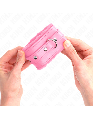KINK MUAEQUERAS FORRADAS PREMIUM ROSA CON CORREA ROSA AJUSTABLE 17 29 CM X 6 CM