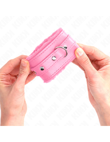 KINK MUAEQUERAS FORRADAS PREMIUM ROSA CON CORREA ROSA AJUSTABLE 17 29 CM X 6 CM