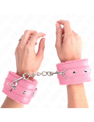 KINK MUAEQUERAS FORRADAS PREMIUM ROSA CON CORREA ROSA AJUSTABLE 17 29 CM X 6 CM