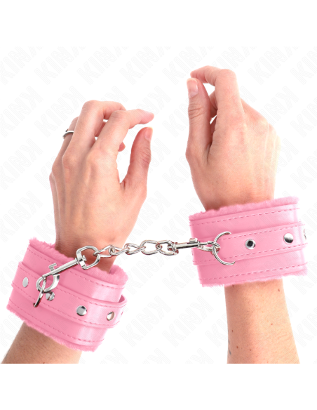 KINK MUAEQUERAS FORRADAS PREMIUM ROSA CON CORREA ROSA AJUSTABLE 17 29 CM X 6 CM