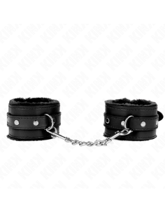 KINK MUAEQUERAS FORRADAS PREMIUM NEGRO CON CORREA NEGRO AJUSTABLE 17 29 CM X 6 CM