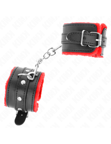 KINK MUAEQUERAS FORRADAS PREMIUM ROJO CON CORREA NEGRO AJUSTABLE 17 29 CM X 6 CM