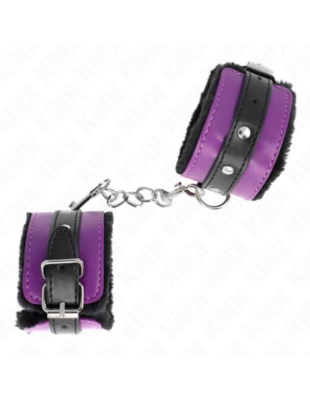KINK MUAEQUERAS FORRADAS PREMIUM NEGRO CON CORREA VIOLETA NEGRO AJUSTABLE 17 29 CM X 6 CM