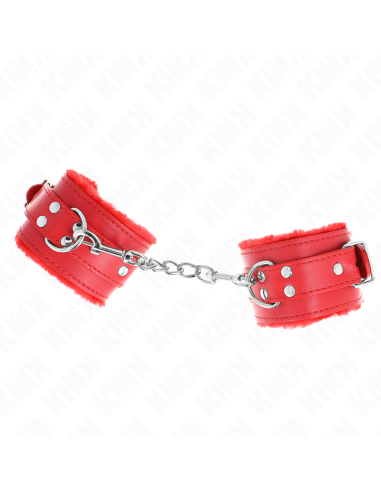 KINK MUAEQUERAS FORRADAS ROJO CON CORREA ROJO AJUSTABLE 20 29 CM X 55 CM