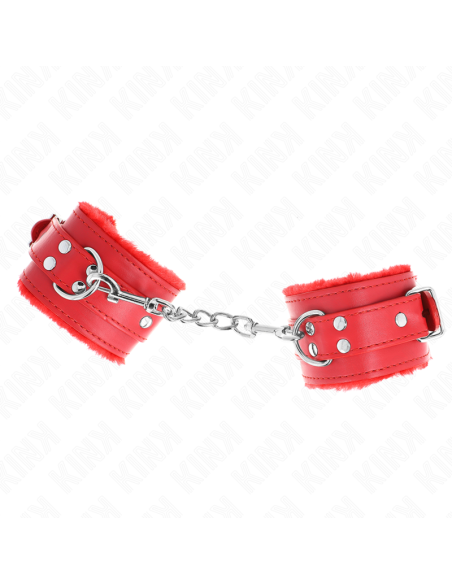 KINK MUAEQUERAS FORRADAS ROJO CON CORREA ROJO AJUSTABLE 20 29 CM X 55 CM