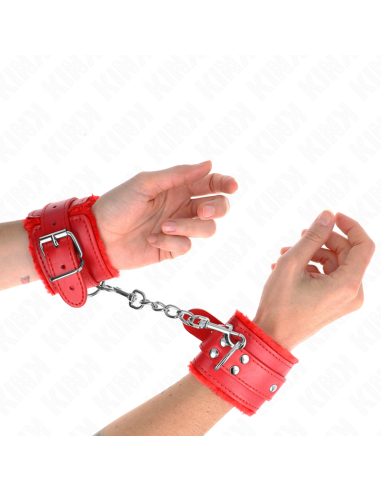 KINK MUAEQUERAS FORRADAS ROJO CON CORREA ROJO AJUSTABLE 20 29 CM X 55 CM