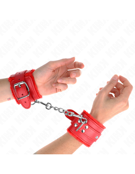 KINK MUAEQUERAS FORRADAS ROJO CON CORREA ROJO AJUSTABLE 20 29 CM X 55 CM