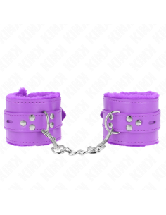 KINK MUAEQUERAS FORRADAS CON AGUJEROS CUADRADOS VIOLETA Y CORREA VIOLETA AJUSTABLE 17 29 CM X 6 CM