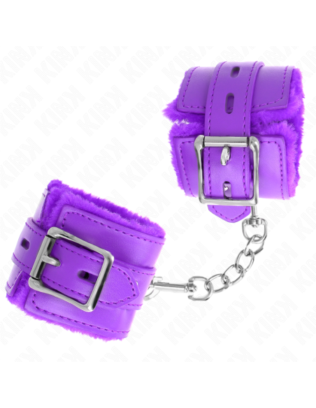 KINK MUAEQUERAS FORRADAS CON AGUJEROS CUADRADOS VIOLETA Y CORREA VIOLETA AJUSTABLE 17 29 CM X 6 CM