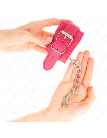 KINK MUAEQUERAS FUCSIA CON DETALLES EN FUCSIA AJUSTABLE 20 28 CM X 55 CM