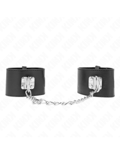 KINK MUAEQUERAS FIJAS CON CADENA 30 CM Y CIERRE CANDADO NEGRO AJUSTABLE 16 23 CM X 55 CM