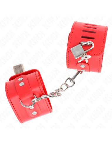 KINK MUAEQUERAS CON CIERRE CANDADO ROJO AJUSTABLE 16 23 CM X 55 CM