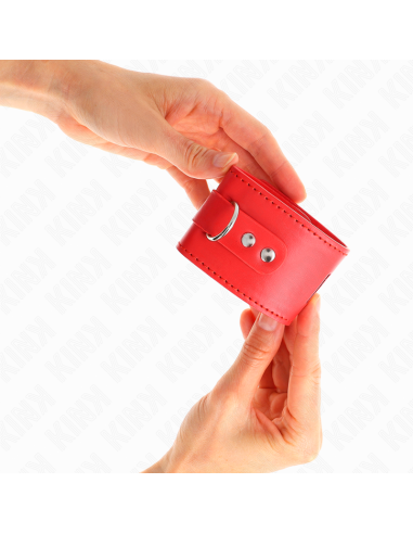 KINK MUAEQUERAS CON CIERRE CANDADO ROJO AJUSTABLE 16 23 CM X 55 CM