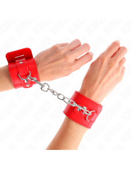 KINK MUAEQUERAS CON CIERRE CANDADO ROJO AJUSTABLE 16 23 CM X 55 CM