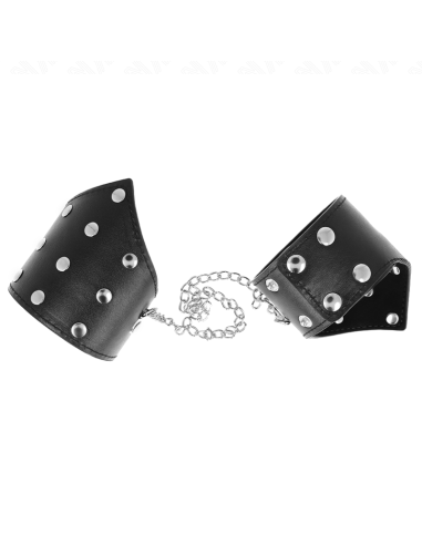 KINK MUAEQUERAS ESTILO PUNTIAGUDO NEGRO CON CADENA AJUSTABLE 17 23 CM X 85 CM