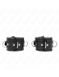 KINK MUAEQUERAS ESTILO HEAVY FORRO NEGRO AJUSTABLE 20 30 CM X 6 CM