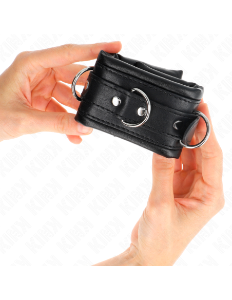 KINK MUAEQUERAS ESTILO HEAVY FORRO NEGRO AJUSTABLE 20 30 CM X 6 CM