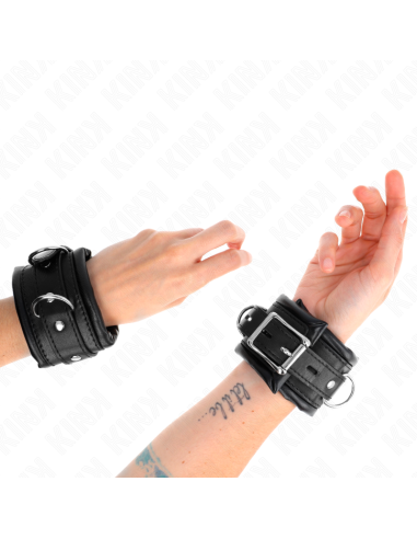 KINK MUAEQUERAS ESTILO HEAVY FORRO NEGRO AJUSTABLE 20 30 CM X 6 CM
