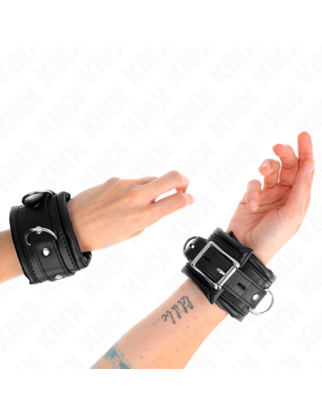 KINK MUAEQUERAS ESTILO HEAVY FORRO NEGRO AJUSTABLE 20 30 CM X 6 CM