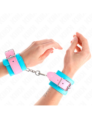 KINK MUAEQUERAS CHIC AZUL ROSA AJUSTABLE 16 28 CM X 5 CM