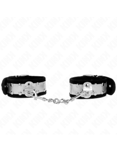 KINK MUAEQUERAS FINAS NEGRO PLATEADO 30 X 4 CM