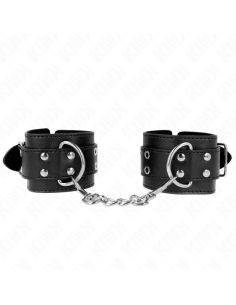 KINK MUAEQUERAS CON DOBLE LANEA DE TACHUELAS NEGRO AUSTABLE 19 26 CM