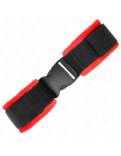 KINK MUAEQUERAS NYLON ROJO NEGRO MODELO 1 AJUSTABLE 25 35 CM X 6 CM 2