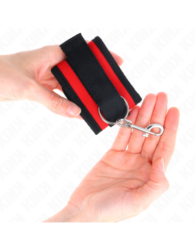 KINK MUAEQUERAS NYLON ROJO NEGRO MODELO 2 AJUSTABLE 18 35 CM X 6 CM