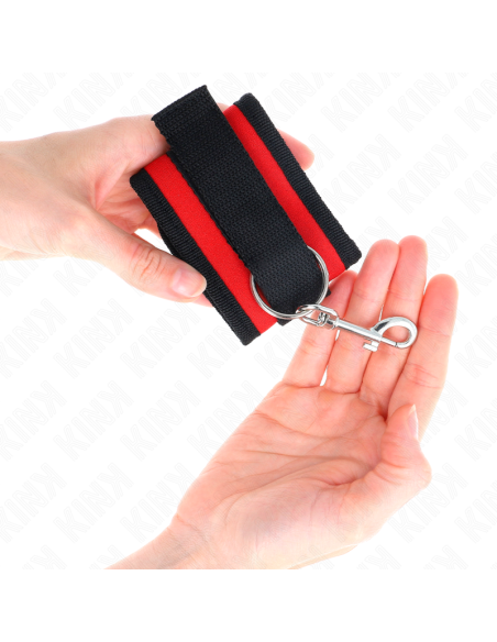 KINK MUAEQUERAS NYLON ROJO NEGRO MODELO 2 AJUSTABLE 18 35 CM X 6 CM