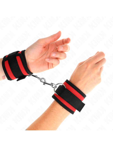 KINK MUAEQUERAS NYLON ROJO NEGRO MODELO 2 AJUSTABLE 18 35 CM X 6 CM