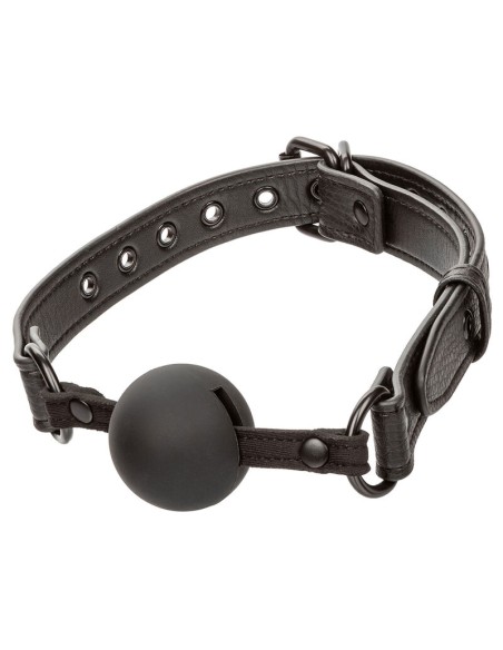 CALEXOTICS NOCTURNAL MORDAZA DE BOLA SILICONA NEGRO