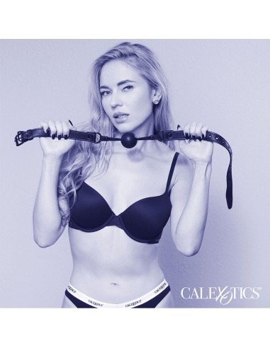 CALEXOTICS NOCTURNAL MORDAZA DE BOLA SILICONA NEGRO