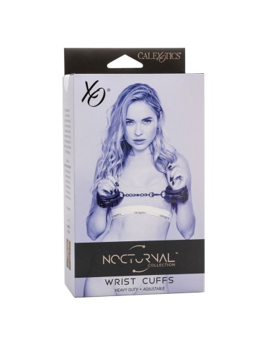 CALEXOTICS NOCTURNAL ESPOSAS CUERO AJUSTABLE NEGRO