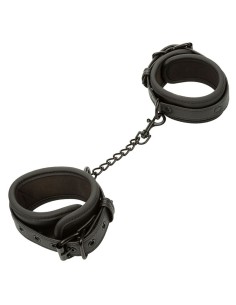 CALEXOTICS NOCTURNAL ESPOSAS DE TOBILLO CUERO AJUSTABLE NEGRO