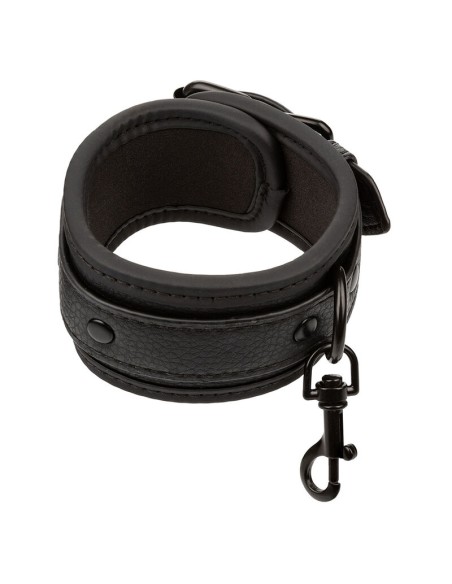 CALEXOTICS NOCTURNAL ESPOSAS DE TOBILLO CUERO AJUSTABLE NEGRO