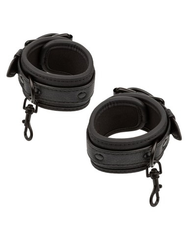 CALEXOTICS NOCTURNAL RESTRICCIONES DE CAMA CUERO AJUSTABLE NEGRO
