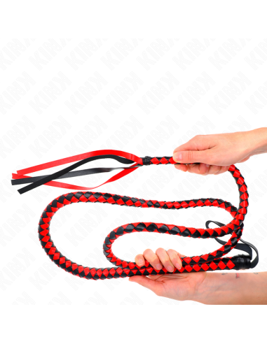 KINK LATIGO DE SERPIENTE LARGO ROJO 210 CM